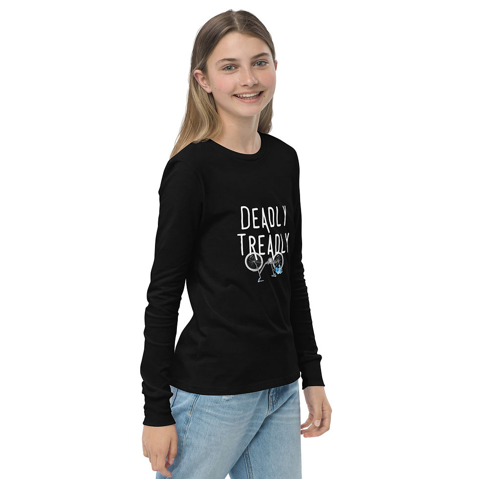Thumbnail: Youth DEADLY TREADLY long sleeve tee