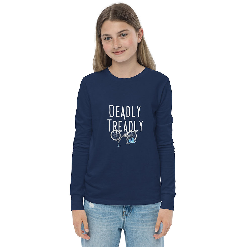 Thumbnail: Youth DEADLY TREADLY long sleeve tee