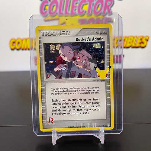 Generations Rockets Admin Team Rockets Admin 86/109 Pokemon Celebrations - NM | The Collector Zone
