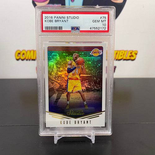 その他 Kobe Bryant Limited Edition PSA 10 Kobe Bryant #75 2016 Panini Studio PSA 10 | The Collector Zone