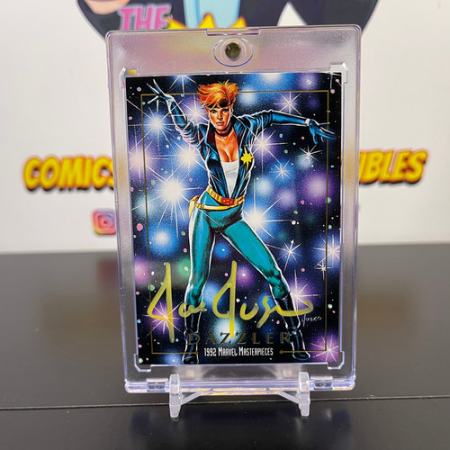 1992 Marvel Masterpieces Dazzler Signed by Joe Jusko | The