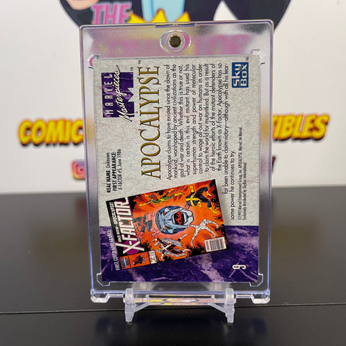 1992 Marvel Masterpieces Apocalypse Signed by Joe Jusko | The