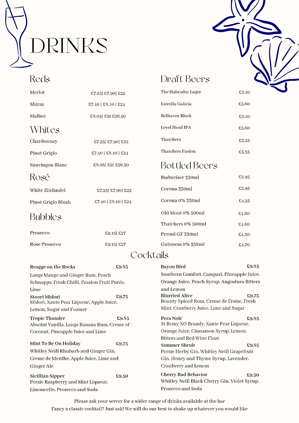 Spring Summer Drinks