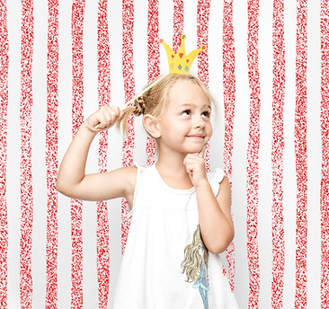 Girl Posing in Photo Booth