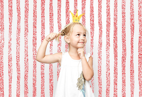Girl Posing in Photo Booth