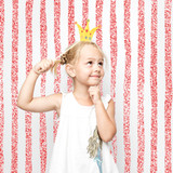 Girl Posing in Photo Booth