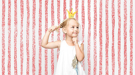 Girl Posing in Photo Booth