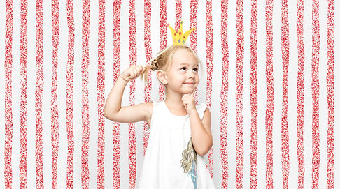 Girl Posing in Photo Booth
