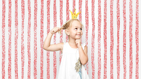 Girl Posing in Photo Booth