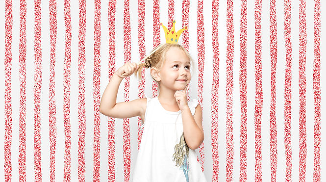 Girl Posing in Photo Booth