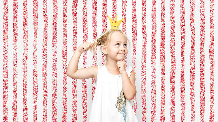 Girl Posing in Photo Booth