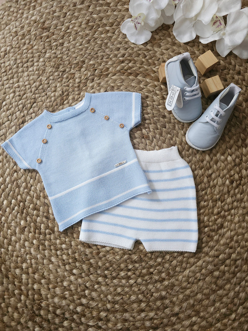 Thumbnail: Pex Fine Knitted 2 Pc Set- Casper 