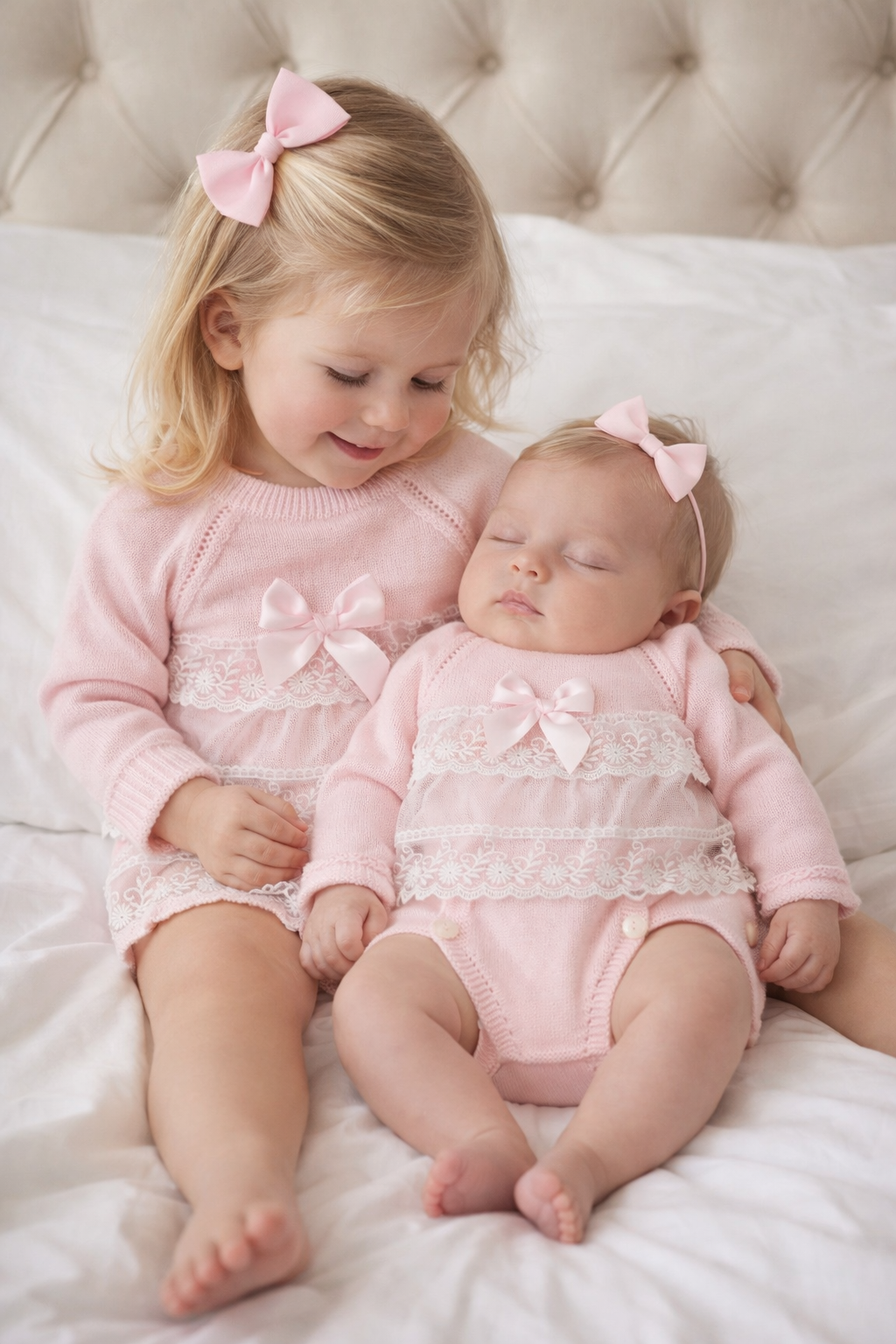 Pex Knitted & Lace Jam Pant Set- Arianna