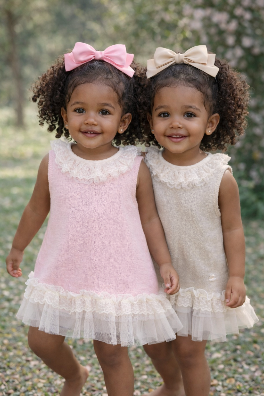 Pex Girls Knitted Frilly Dress- Tammy