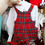 Thumbnail: Boys Tartan Dungaree Set- Conan