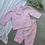 Thumbnail: Little Dreams London Pink Crown Pyjamas