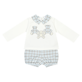 Thumbnail: Deolinda Check Teddy Short Set- Cameron