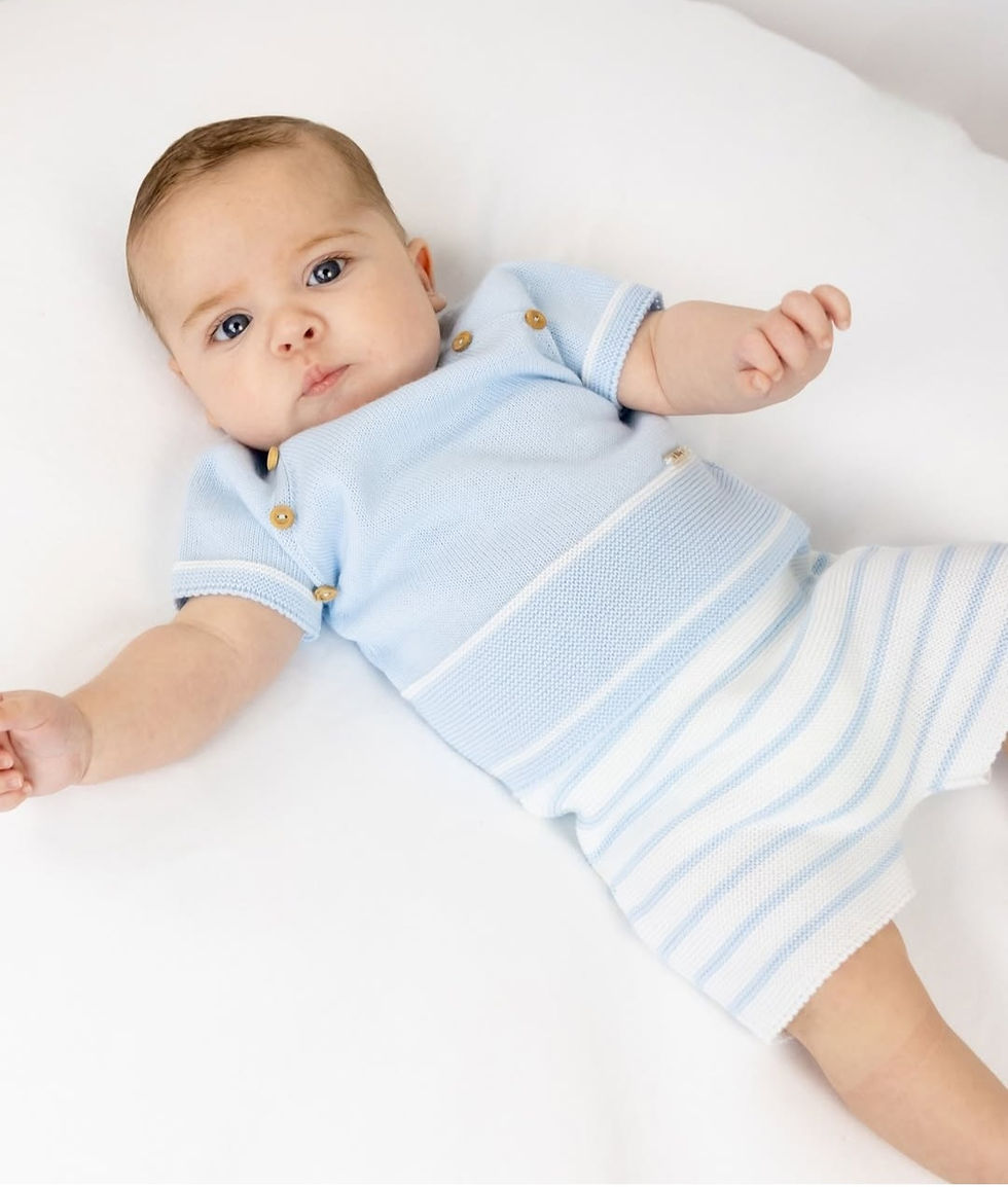 Thumbnail: Pex Fine Knitted 2 Pc Set- Casper 