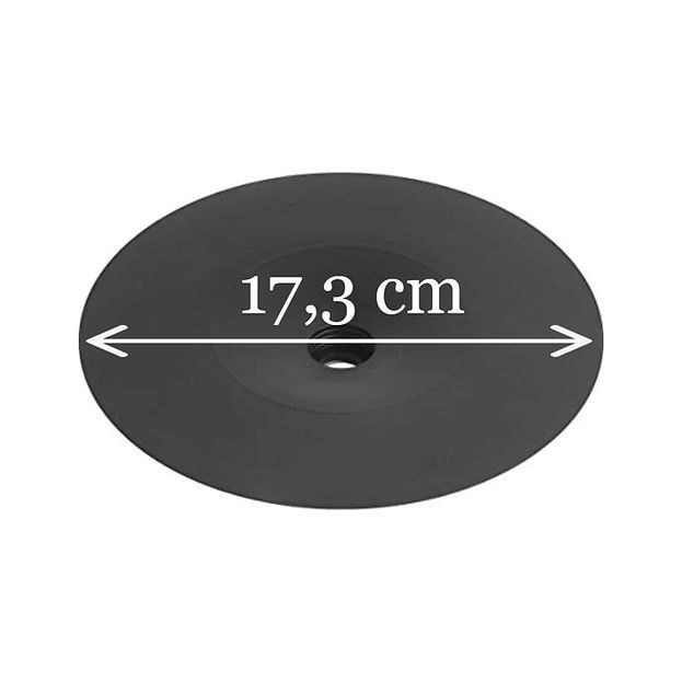 Miniatura: DISCO DE BORRACHA P/LIXADEIRA 7"