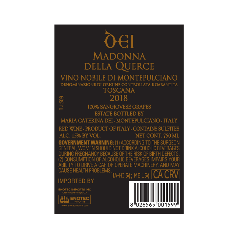 Thumbnail: Dei Vino Nobile di Montepulciano 'Madonna della Querce'