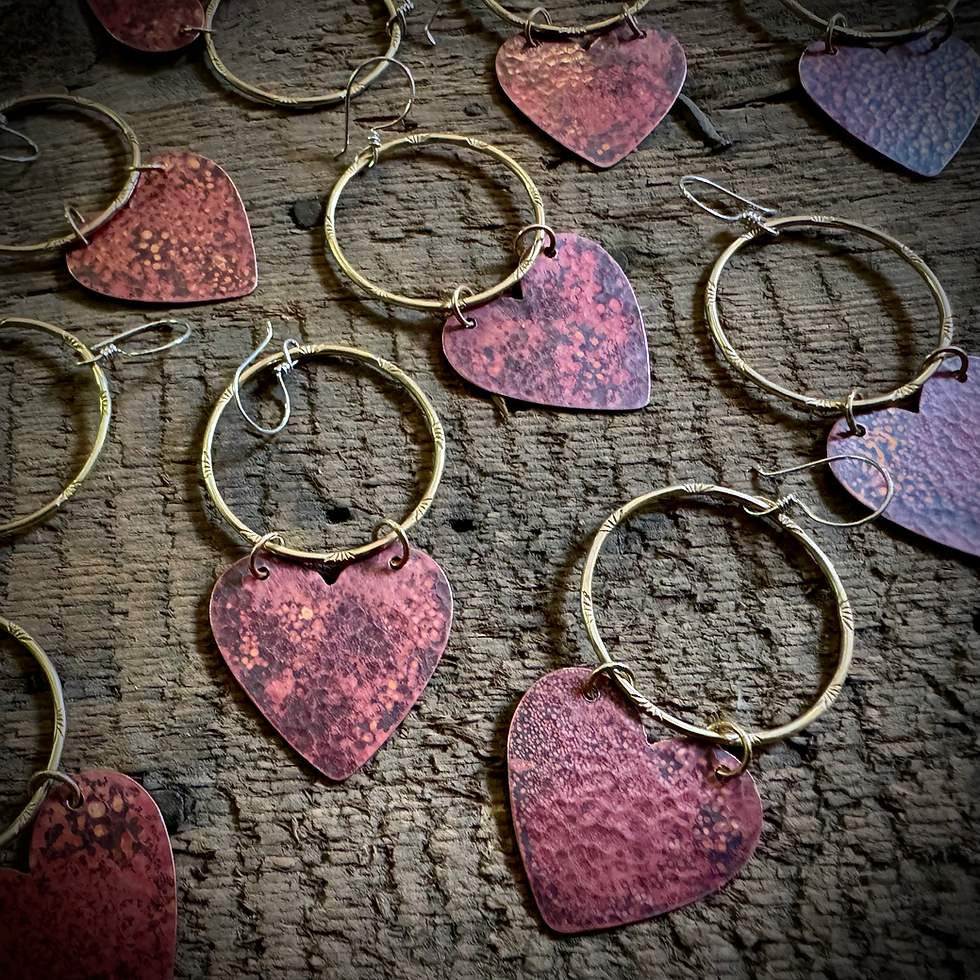 Thumbnail: Large Valentine Hoops
