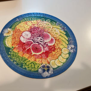 Review: Ravensburger Circle of Colors: Poke Bowl Round Jigsaw Puzzle -500pc