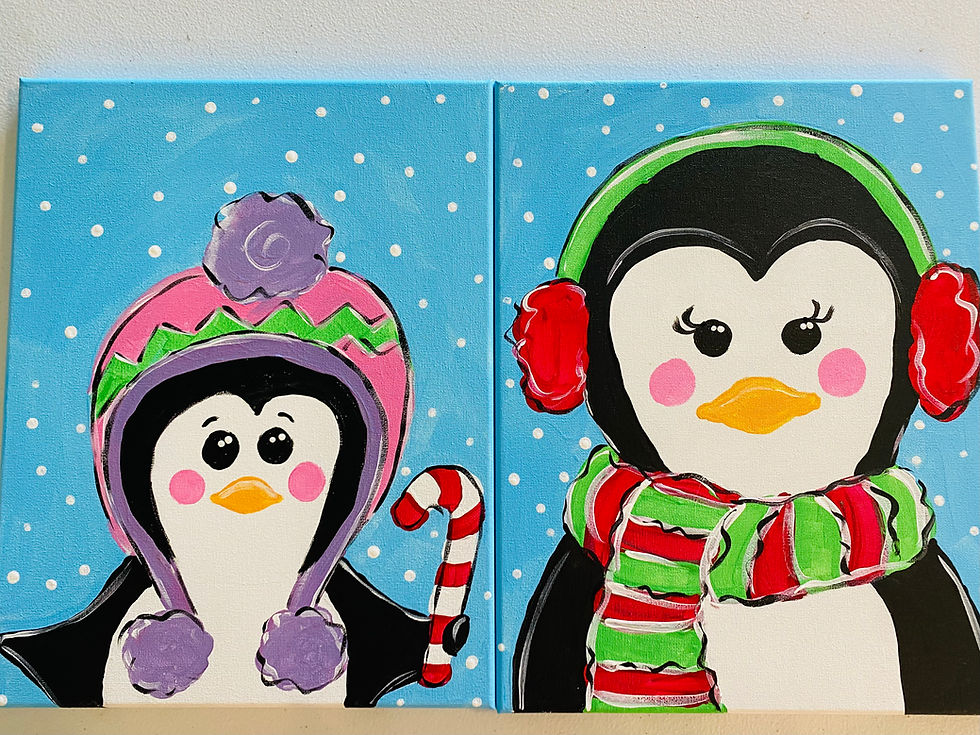 Paint & Scoops at Wonderland Cookie Dough & Ice Cream Mom and Me Dec 11