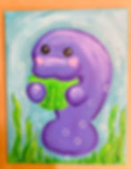 Paint & Scoops Manatee at Wonderland Cookie Dough & Ice Cream