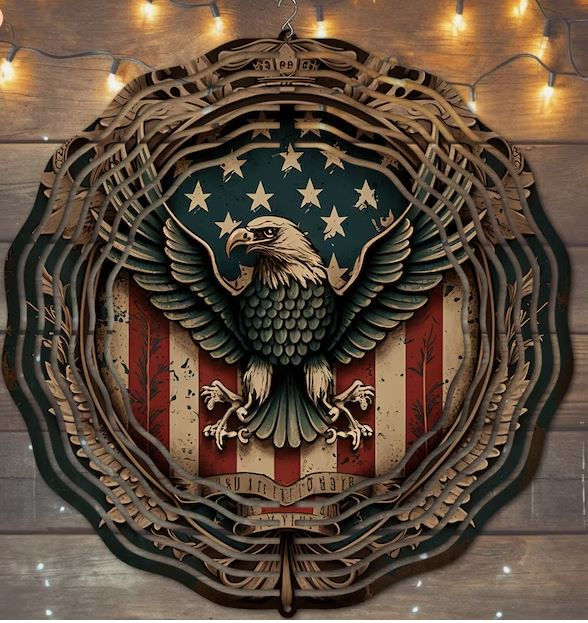 Thumbnail: Garden Wind Spinner - Customized l Handmade Wind Spinners