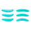 Thumbnail: Katya Vinog - Bottom Lash Lift Silicone Shields - Teal (Set, 3 Pairs)