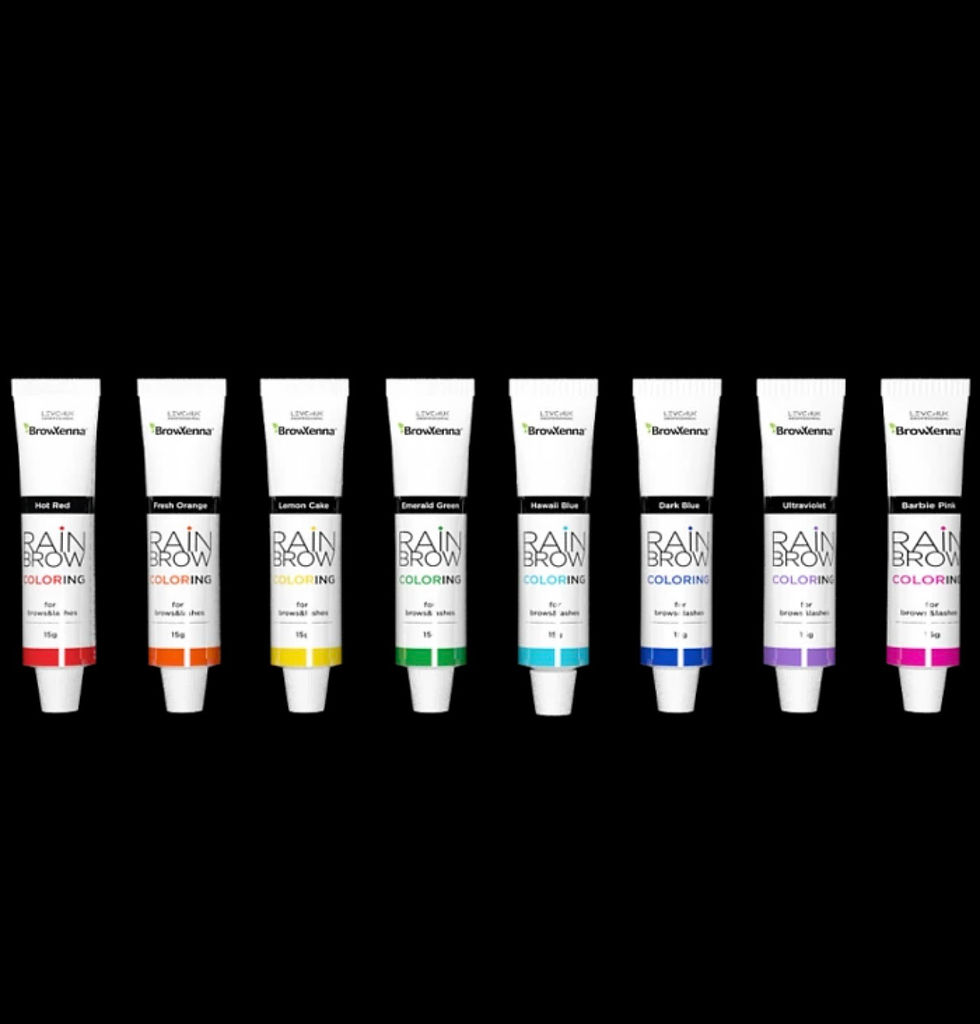 Thumbnail: BrowXenna - RainBrow Colouring - Direct Action Brow Pigments