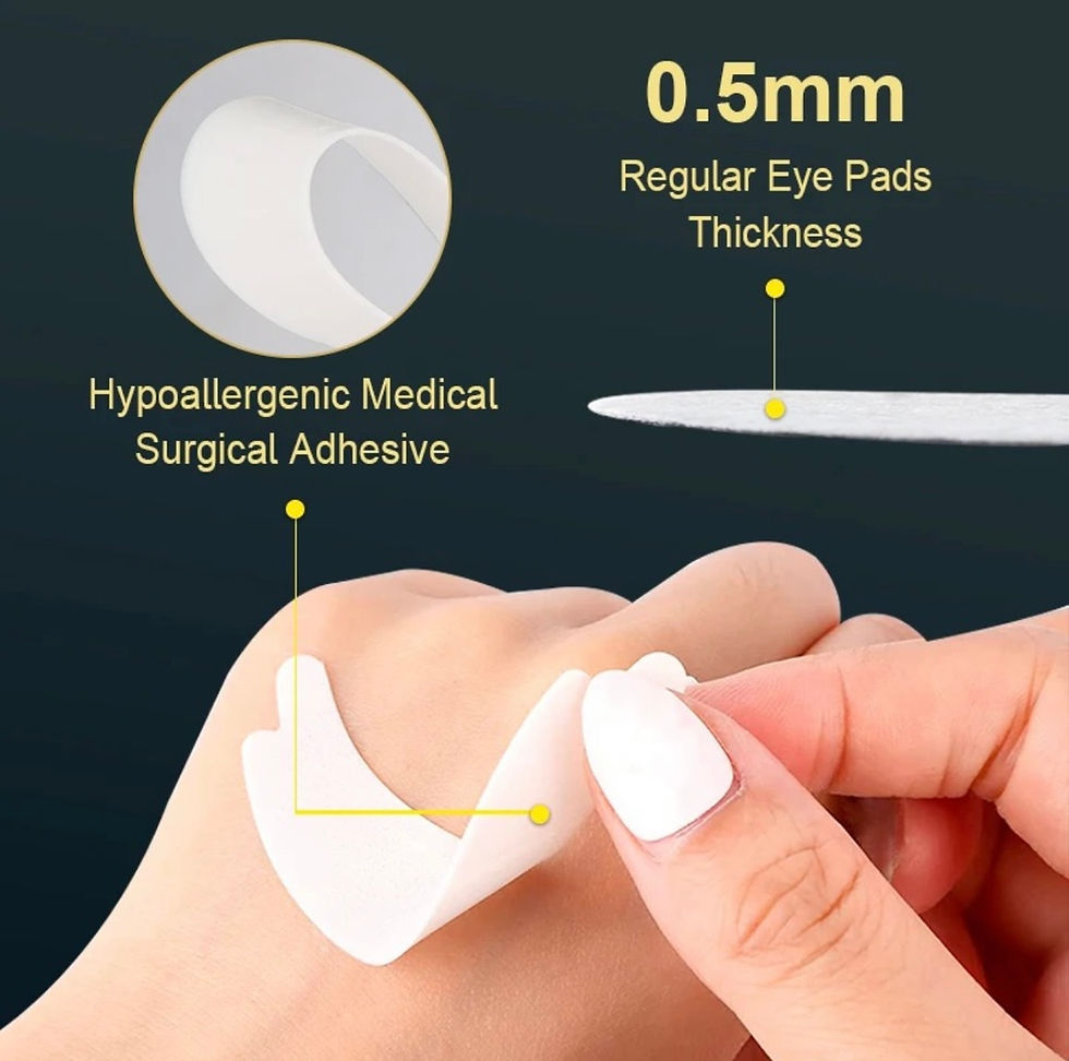 Thumbnail: Microfoam Under Eyepads (50pcs) ~ New version - Thinner