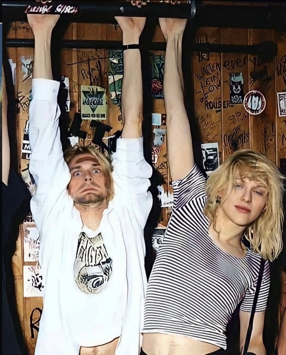 Kurt and his wife, Courtney Love (Instagram)
