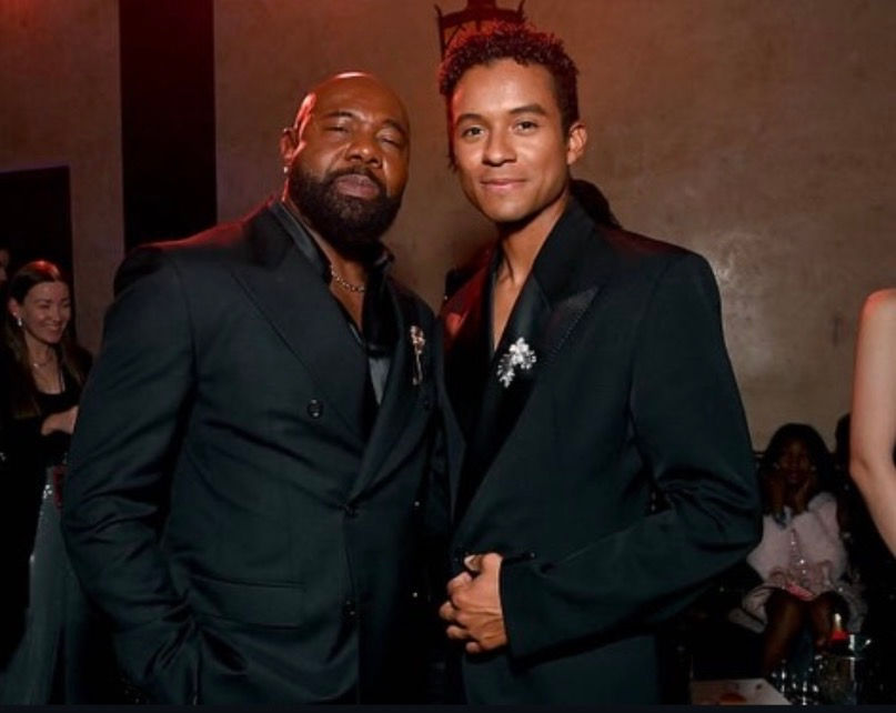 (Director) Antoine Fuqua and Jaafar Jackson/photo/(Instagram@Iamlelarochon)
