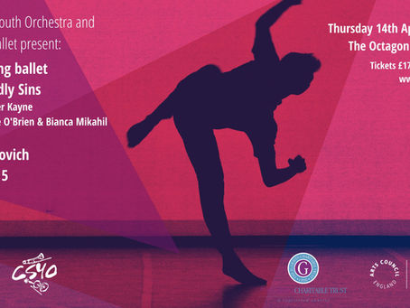 CITY OF SHEFFIELD YOUTH ORCHESTRA AND NATIONAL YOUTH BALLET JOIN FORCES