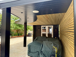 garden room and pergola
