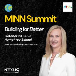MINN Summit Building for Better, October 23, 2025, Humphrey School with speaker.