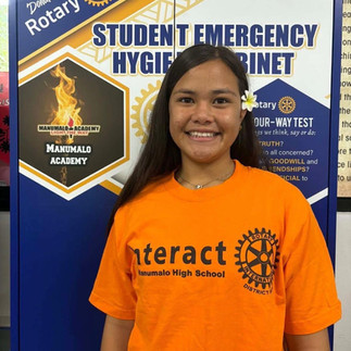 Telesia in her Interact uniform.