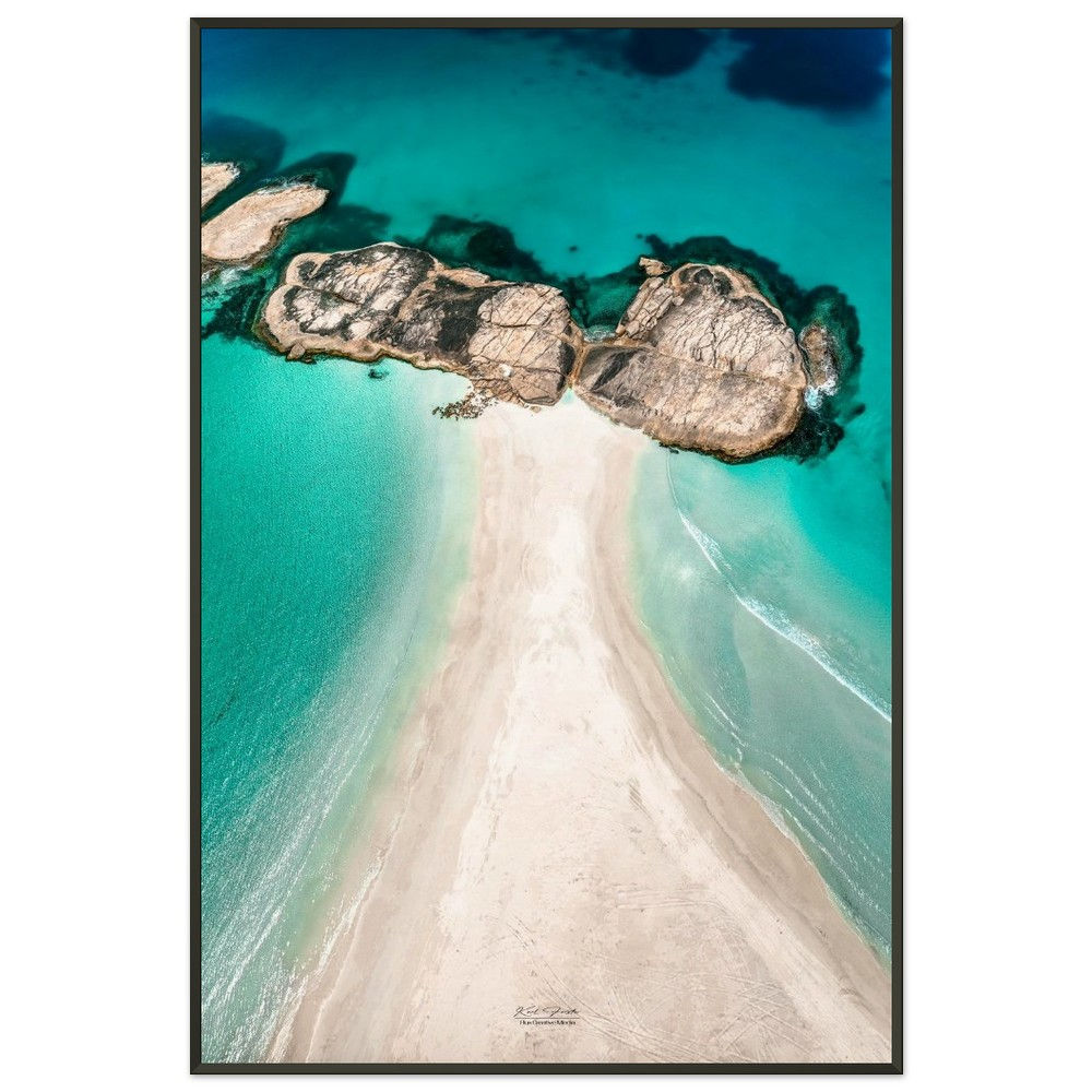 Wylie Head Beach - Museum-Quality Paper - Metal Frame