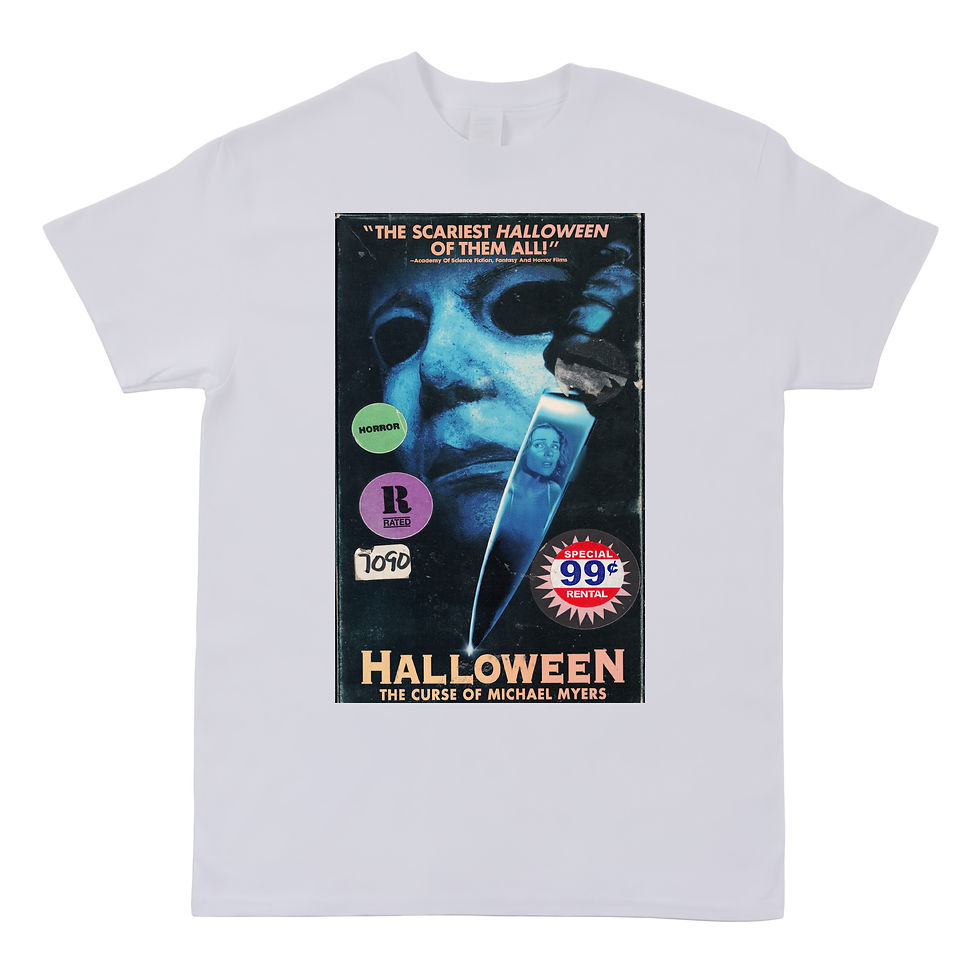Thumbnail: Halloween Curse of Michael Myers VHS Tape Cover T-Shirt