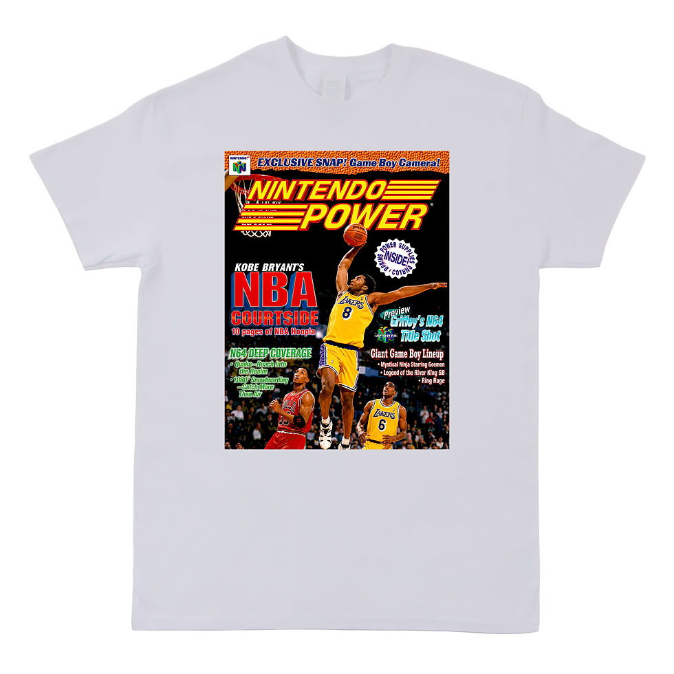 Thumbnail: Nintendo Power Vol. 107 (NBA Courtside) Cover Art T-Shirt