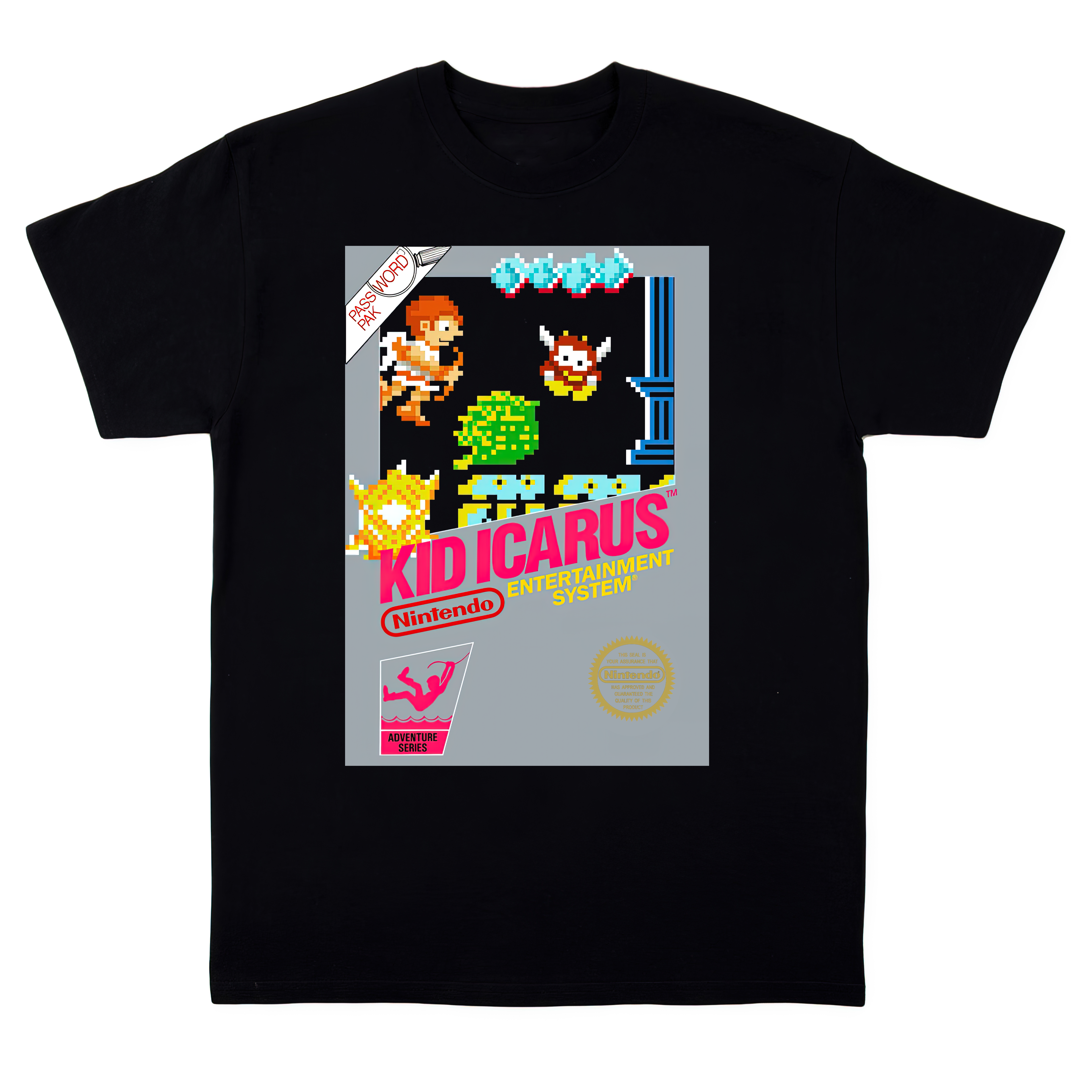 Kid Icarus NES Box Art T-Shirt