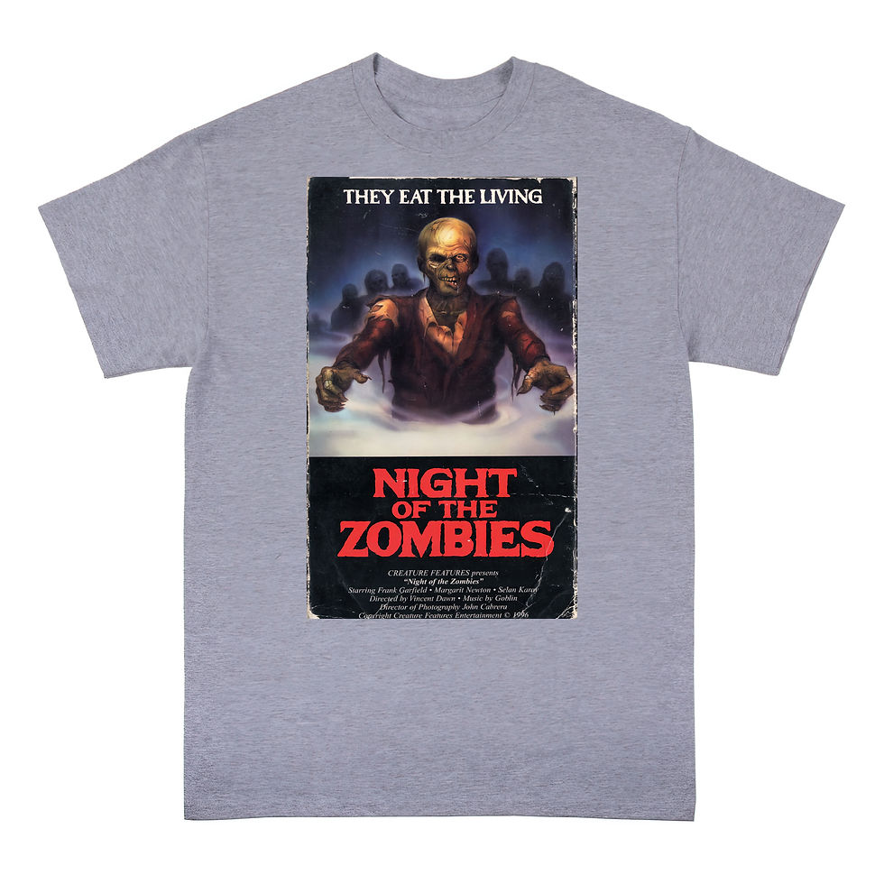 Thumbnail: Night of the Zombies VHS Tape Cover T-Shirt