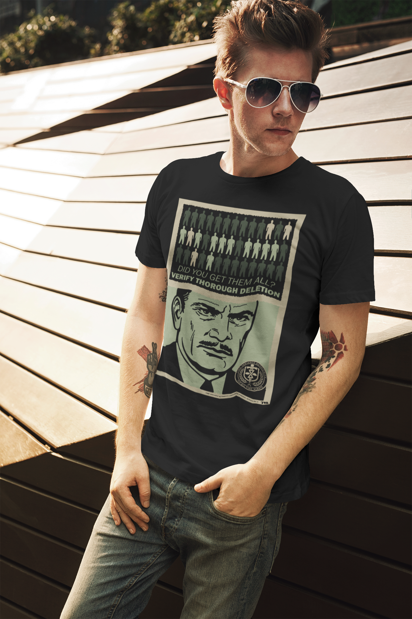 TVA Poster "Did You Get Them All?" T-Shirt