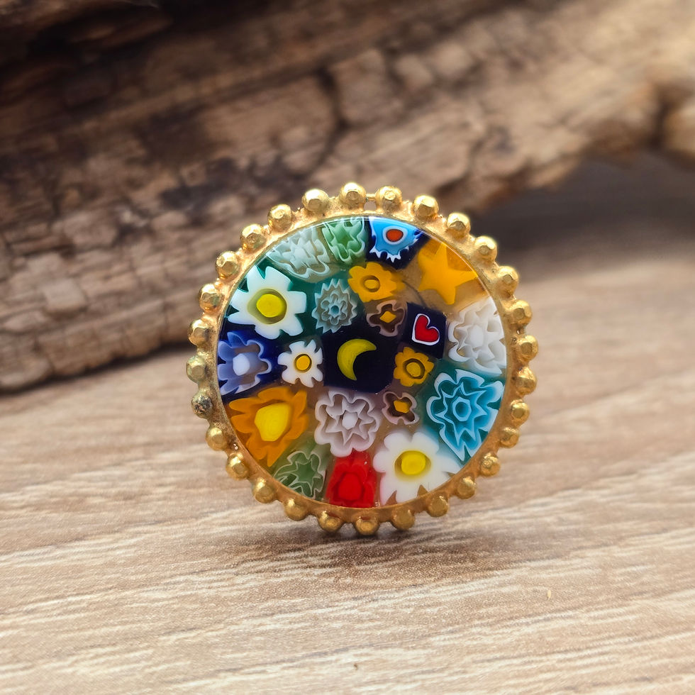 Miniaturbild: Murano Glasring R 586