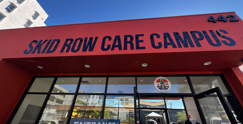 Entrance to Skid Row Care Campus