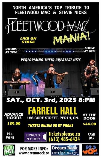 FLEETWOOD MAC MANIA FARRELL HALL ORIGINAL OCT3rd2026.jfif