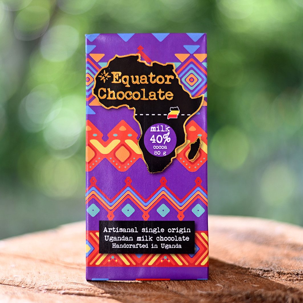 80g Premium Milk Chocolate bar - 40% Cocoa