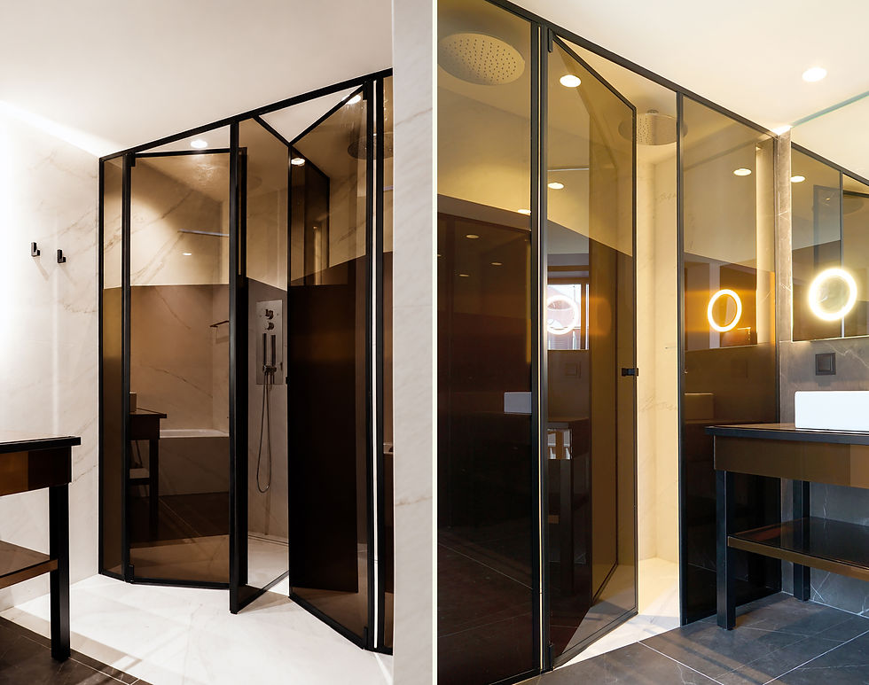 portas com vidro bronze