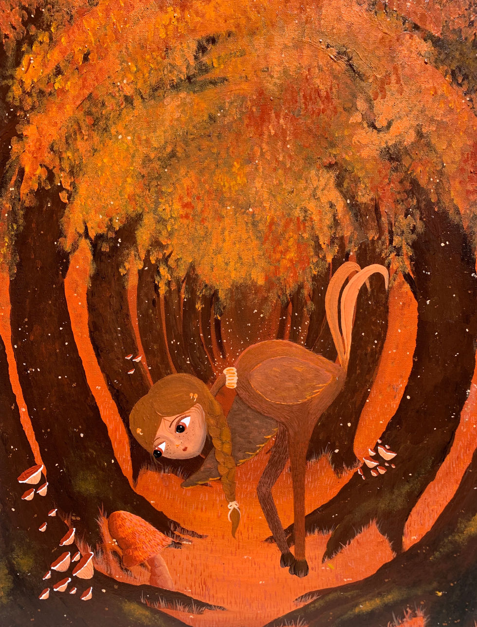 "Curiously Curious"
Acrylic on Canvas
11" x 17"